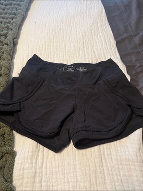 Hylete Black Women's Athletic Shorts with Side Pockets